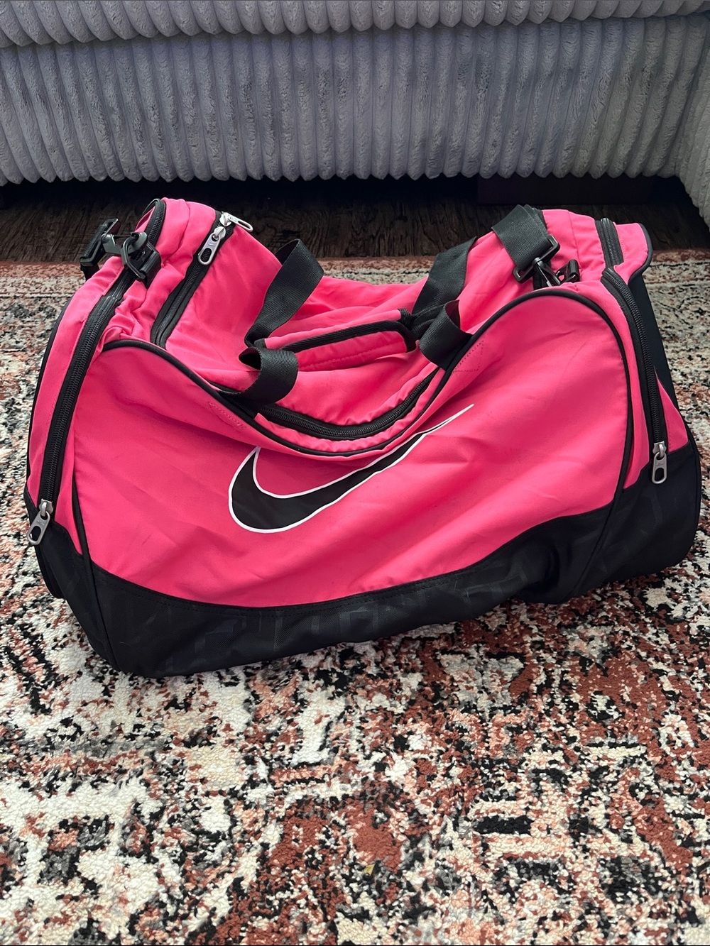 Nike Hot Pink Travel Duffel